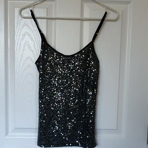 Express fun squin tank